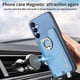 thumbnail image 2 of Funda Magnética Para Samsung Galaxy A25 Con Billetera Y Anillo Protector Resistente Azul, 2 of 6