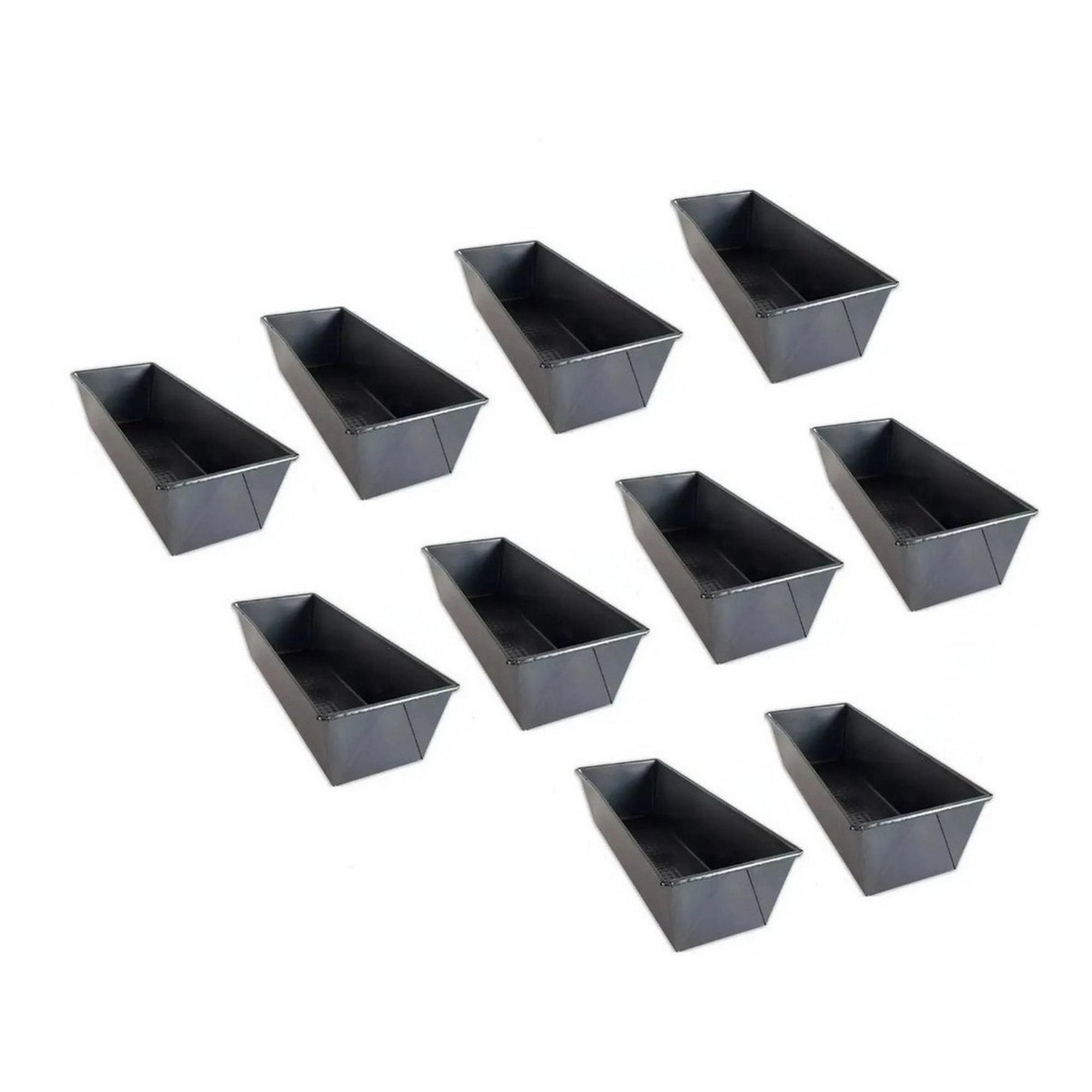 Genérico - Pack X10 Molde Pan Molde Para Pan De Molde Rectangular 30cm