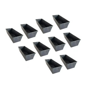 Genérico - Pack X10 Molde Pan Molde Para Pan De Molde Rectangular 35Cm