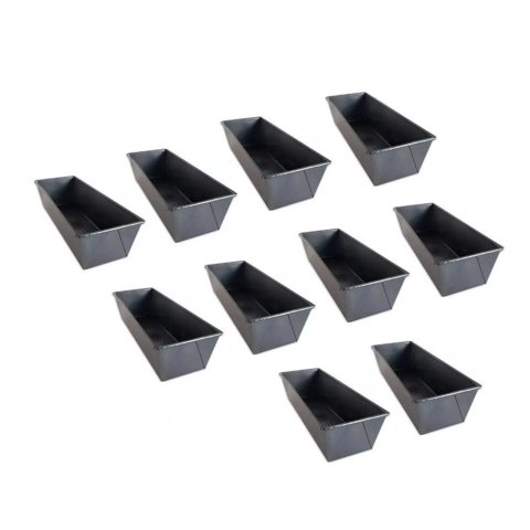 Genérico - Pack X10 Molde Pan Molde Para Pan De Molde Rectangular 30Cm