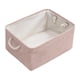 thumbnail image 3 of Cesta De Almacenamiento De Tela Organizador De Juguetes Plegable Impermeable Contenedor De Almacenamiento Grande Pink_S, 3 of 5