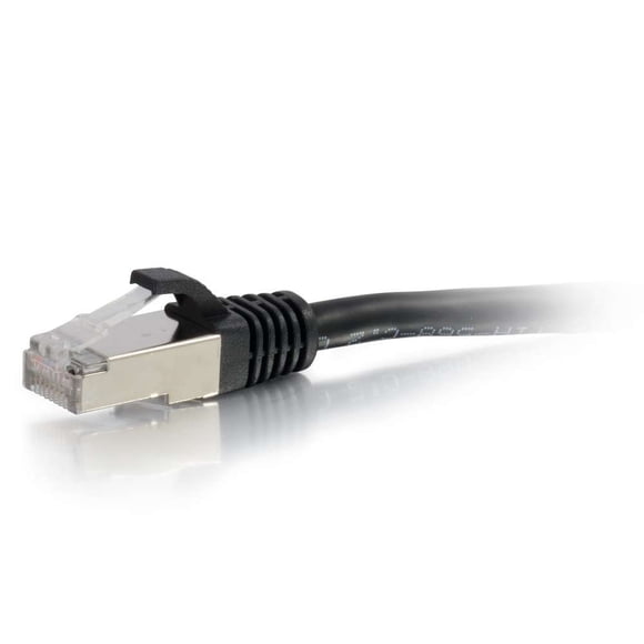 Cable Ethernet C2G de 91 cm Blindado Negro Sin Enganche