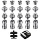 thumbnail image 3 of Kit de tornillos para cámara de 22 piezas, montura de zapata para flash de 1/4" 3/8", adaptador de tornillo para , para soporte de lámpara, cámara,, 3 of 4