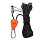thumbnail image 1 of Cuerda Suspensión Ratchet Tightener Grow Light Hangers Para Canopy Outdoor Climbing 4m Black, 1 of 5