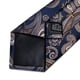thumbnail image 4 of Corbata Azul Seda hombre con paño y colleras Azul Café Flores, 4 of 5
