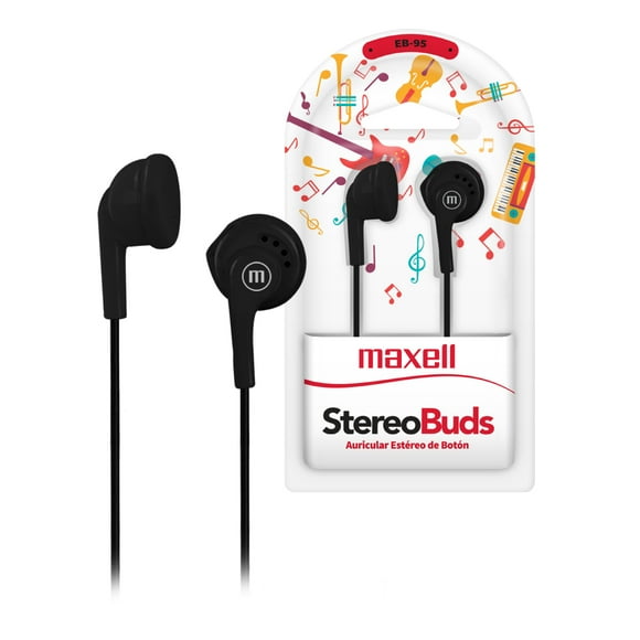 Audifono EB-95 Maxell TRS 3.5mm Stereo Buds In-ear