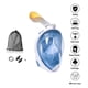 thumbnail image 2 of Mascara De Snorkel Buceo Fullface Completa C/ Soporte Camara Azul Claro, 2 of 3