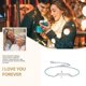 thumbnail image 2 of Pulsera HESHPAWS S925 Sterling Silver Cross Ajustable Plata, 2 of 3