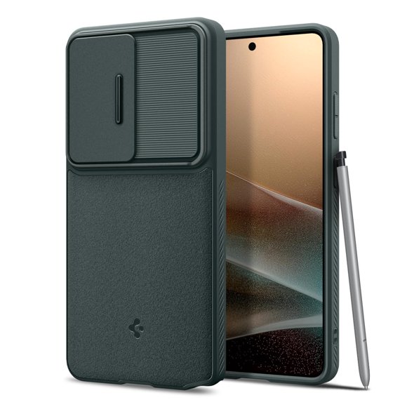 Funda Spigen Optik Armor para Samsung Galaxy S26 Ultra – Verde Abismo