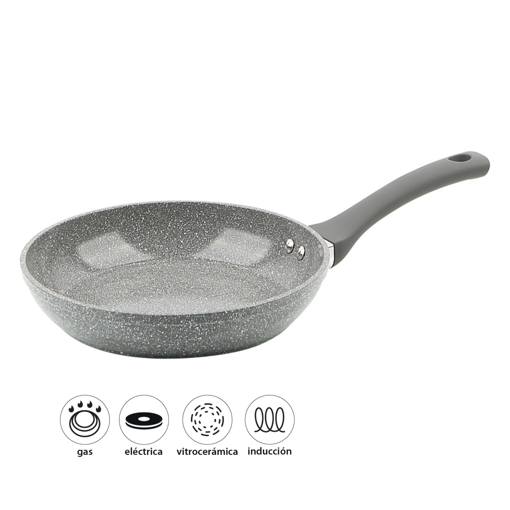 Mainstays - Sartén Forjado Cerámica Antiadherente 24 Cm 1 Pieza