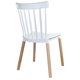 thumbnail image 3 of Silla S-51 Blanco / Cafe Claro, 3 of 5