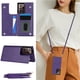 thumbnail image 1 of Crossbody PU Leather Case For Samsung Galaxy S23 S22 Plus Note 20 Ultra Wallet Card Slot Stand Holder Phone Bag Cover, 1 of 3