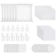thumbnail image 4 of 50 Piezas De Transferencia De Calor DIY Rompecabezas Cuadrados Redondos Sublimación Anillo De Llavero En Blanco, 4 of 5