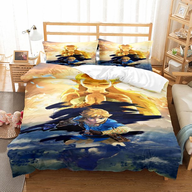 Popular Game Z-ZELDA Bedding Sets Children Duvet Cover Set Double Full Twin Single Size Link Bed Linen Set Bed Sheets