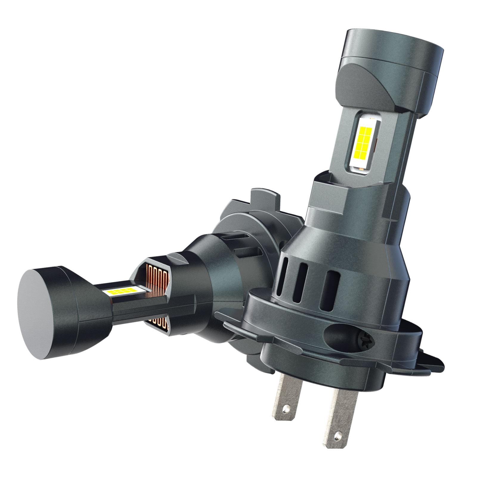 Magideal - 2 Bombillas Led Para Faros Delanteros De Coche, Repuesto De Larga Duración, 6000 K, Blanco Frío, 6000 Lm, Alto Brillo. H7