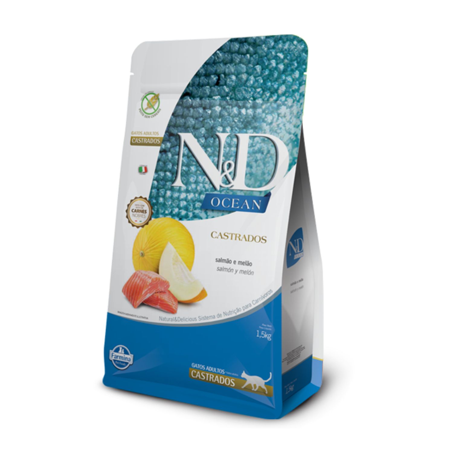 N&D Ocean Salmon Gato Castrado 7,5 Kg