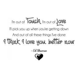 Rienda Libre Graphics - Decomural Lego House Ed Sheeran Song Lyrics Ws-40934