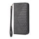 thumbnail image 2 of Funda Flip FOXDOCK para iPhone 13 , Estilo Billetera con Diseño Rombo, Correa de Mano y Soporte, Uso Diario, 2 of 5