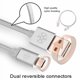 thumbnail image 3 of Cable USB Tipo C SilverStone CPU04S-1000 100 cm Plateado, 3 of 6