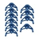 thumbnail image 5 of 10 Clips Ajustables Para Entrenamiento De Tallos De Plantas Para Bonsái, Plantas Al Aire Libre, Flores, Color Azul, 5 of 5
