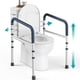thumbnail image 1 of Barandillas de seguridad para inodoros PELEGON ajustables con capacidad de 160 kg, 1 of 9
