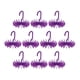 thumbnail image 3 of 10 percheros giratorios para corbatas, 18 ganchos, organizador para organización de dormitorio, mujeres y hombres , púrpura violeta, 3 of 5
