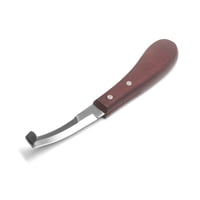 Xusx111 - Cuchillo De Casco Con Borde Estrecho De Un Solo Lado Herramienta Farrier De Mano Derecha Para Caballos Y Ganado - Mango Contornado Ergonómico Para Una Mejor Agarre