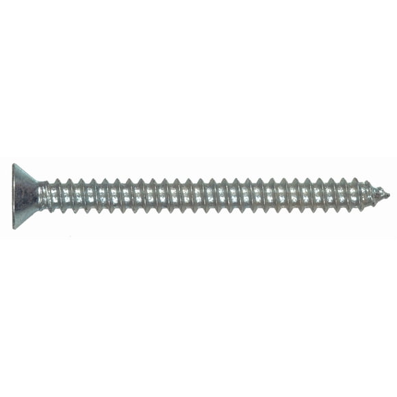 Tornillo Hillman Phillips de zinc, 30 cm x 3,8 cm, cabeza plana, 100 unidades