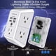 thumbnail image 2 of Protector Sobretensian QINLIANF 5 Enchufes USB C Pared, 2 of 3