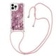 thumbnail image 1 of Funda FOXDOCK para iPhone 15 Pro Max con Cuerda Ajustable, Brillo Líquido, Protección Antigolpes y Lente – Ideal para Regalo, 1 of 6