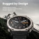 thumbnail image 2 of Reloj inteligente Amazfit T-Rex Ultra 2 GPS de doble banda 51 mm Ti negro, 2 of 6