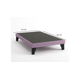 thumbnail image 3 of Cama Plaza y Media Con Respaldo y base de 105 X 190cm Tapizada en Lino Morado Claro, 3 of 5
