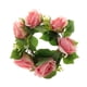 thumbnail image 2 of Anillo De Vela De Flor De Seda, Guirnalda De Vela Rústica Para Fiesta, Ceremonia, Comedor, 2 of 5