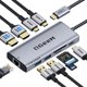 thumbnail image 1 of Docking USB-C QGeeM KCH101 10 en 1 Dual 4K 60 Hz 100 W PD, 1 of 3