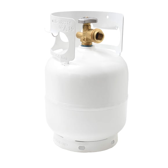 Tanque de propano Flame King YSN5LB portátil de 2,3 kg, blanco