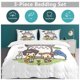 thumbnail image 5 of x390 My Neighbor Totoro Bed Duvet Cover Microfiber Bedding Sets 3D Printed Lightweight 3 Piece Comforter Sets, 1 Duvet Cover And 2 Pillow Shams for Kids Boys Girls 90"x90" jn390, 5 of 5