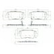 thumbnail image 1 of Pastillas Freno para auto ALLIED NIPPON ADB32694, 1 of 2