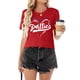 thumbnail image 5 of Camiseta de béisbol Talovee Phillies roja de manga corta talla grande, 5 of 6