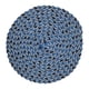 thumbnail image 1 of Set 6 Individuales Circulares Trenzados Completo Azul Blanco, 1 of 9