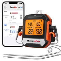 Termómetro Bluetooth Para Carne Thermopro, 137 M, Inalámbrico, 2 Sondas