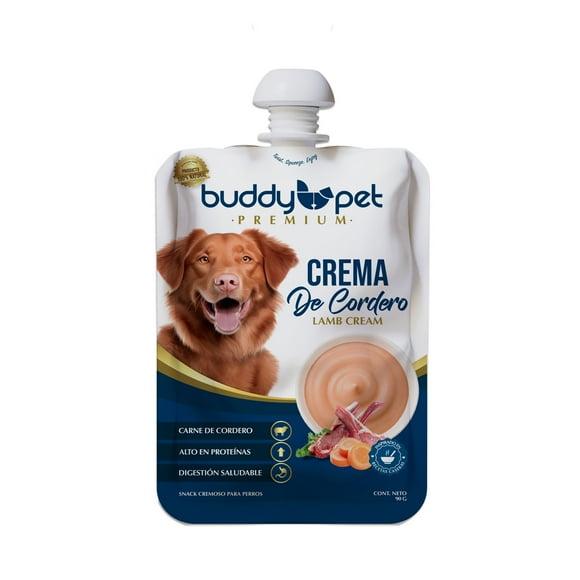 Snack para Perro Beef Crema de Cordero Pouch, 90 g
