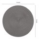 thumbnail image 4 of REGALWOVEN Manteles Rústicos Juego de 6 Manteles Tejidos para Decoración de Mesa de Comedor Interior Exterior Lavable Mantel de Cocina Limpiar con Paño Gris Oscuro 15x15 pulgadas, 4 of 7