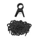 thumbnail image 2 of 100 Piezas Clips Para Plantas De Jardín Abrazaderas Para Flores Clips Para Tallos De Enredadera Para Rosas 1,7 Cm Negro, 2 of 5
