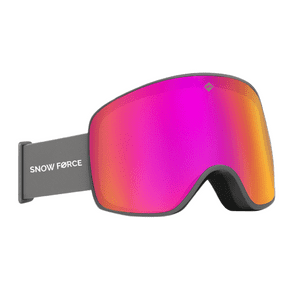Snow Force - Antiparras Magnéticas Ski & Snowboard North Pole / Fucsia - Gris - Gris