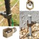 thumbnail image 5 of Abrazadera para varilla de puesta a tierra Bitiontry BCP58 de cobre, 1/2"-5/8", 4 piezas, 5 of 5