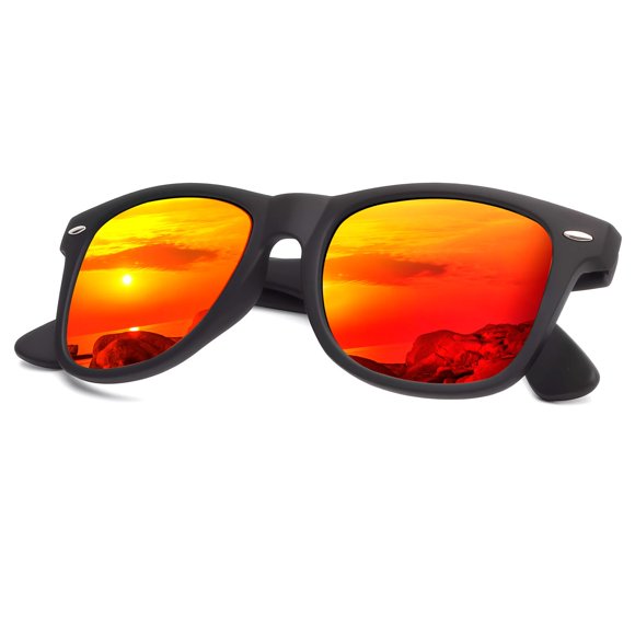 Gafas de Sol Polarizadas KALIYADI con Lentes Espejo Mate y Protección UV