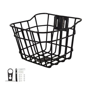 Ioensy - Cesta De Bicicleta Para Niños Cesta De Manillar Frontal Multifunción Para Niños Niñas Al Aire Libre 18 Cm X 15 Cm X 16,5 Cm