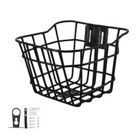 Ioensy - Cesta De Bicicleta Para Niños Cesta De Manillar Frontal Multifunción Para Niños Niñas Al Aire Libre 18 Cm X 15 Cm X 16,5 Cm