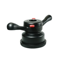 Ioensy - Equilibrador De Rueda De Neumático, Tuerca De Sujeción De Ala De Cubo, Herramienta De Reparación De Automóviles Profesional Negra, Rosca De 40Mm, Paso De 4Mm