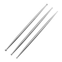 Magideal - 3 Herramientas De Punteado Para Decoración De Uñas, Lápiz Óptico De Relieve Con Puntas De Bola De Tamaño Doble, Herramienta De Punteado Para Diseño De